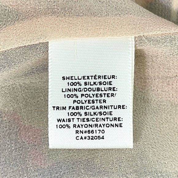 Anthropologie Moulinette Soeurs Pond Reflections Silk Dress Boho Chic 8 Medium - Picture 13 of 14